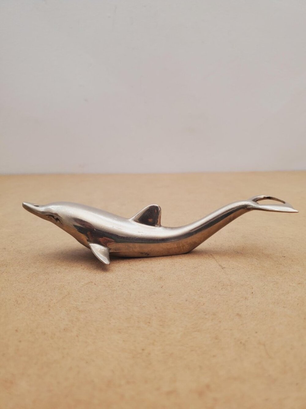 Antique Vintage Metal Dolphin Bottle Opener 6.5" - Metal Dolphin Bottle Opener -
